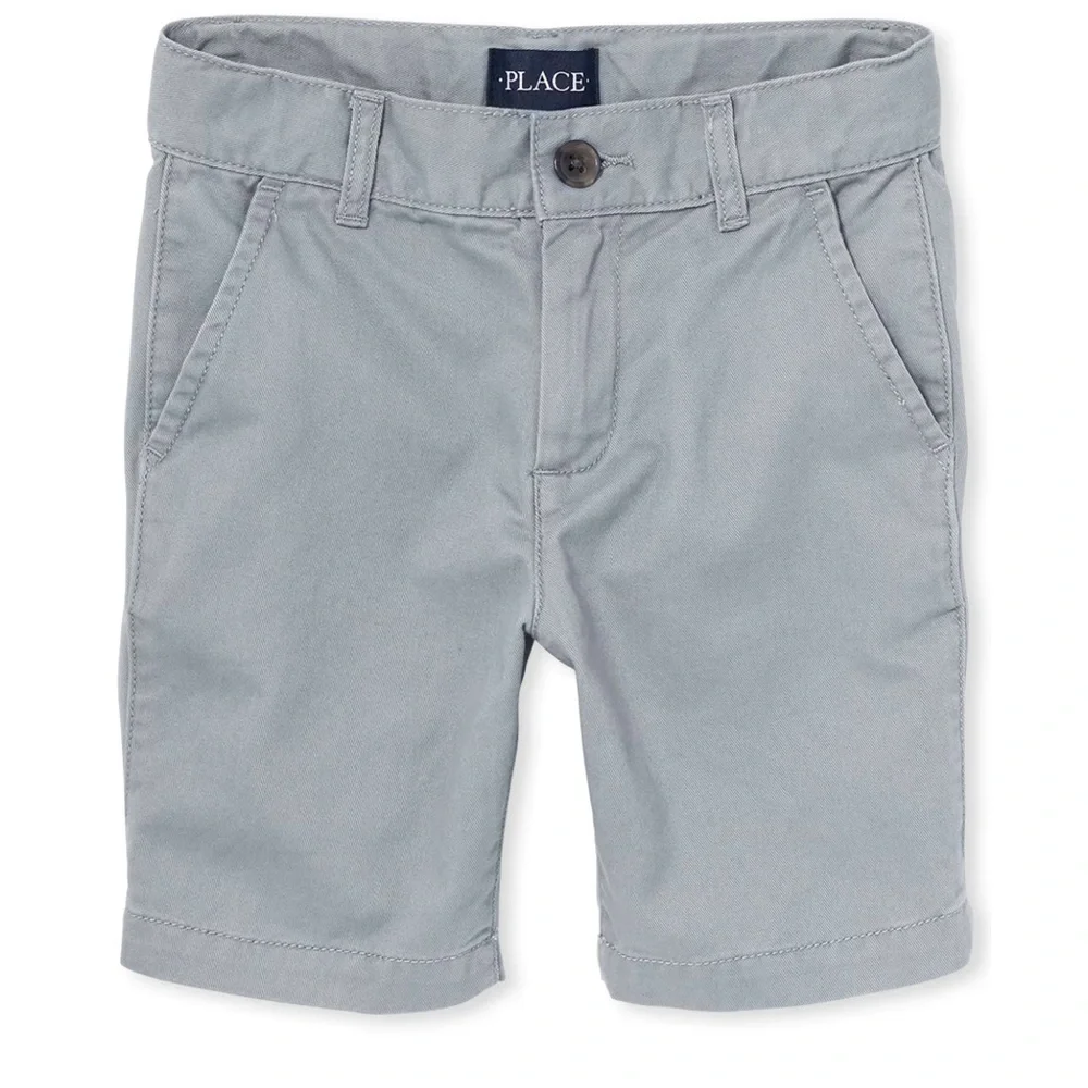 The Children’s Place Boy’s Cotton Gray Shorts Size 14